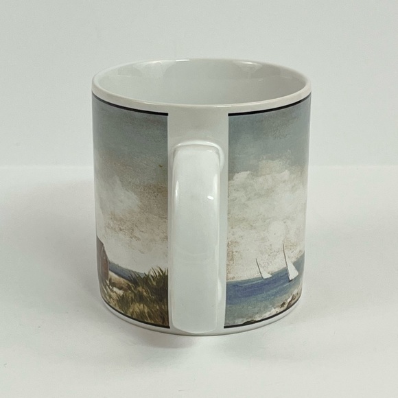 “By the Sea” David Carter Brown Collection For Sakura 2001 Lighthouse Coffee Mug - Picture 5 of 12